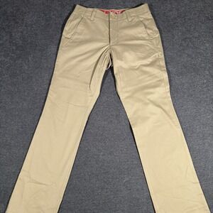 Under Armour Golf Pants Mens 30x30 Beige Performance Chino Stretch Lightweight
